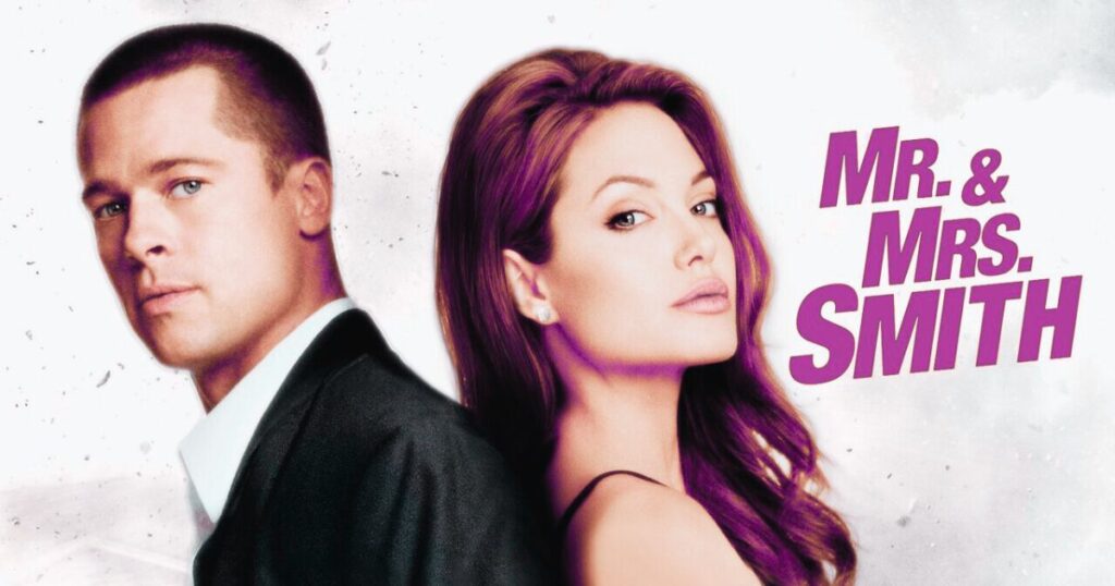 Mr. & Mrs. Smith (2005) A similar film to the family plan